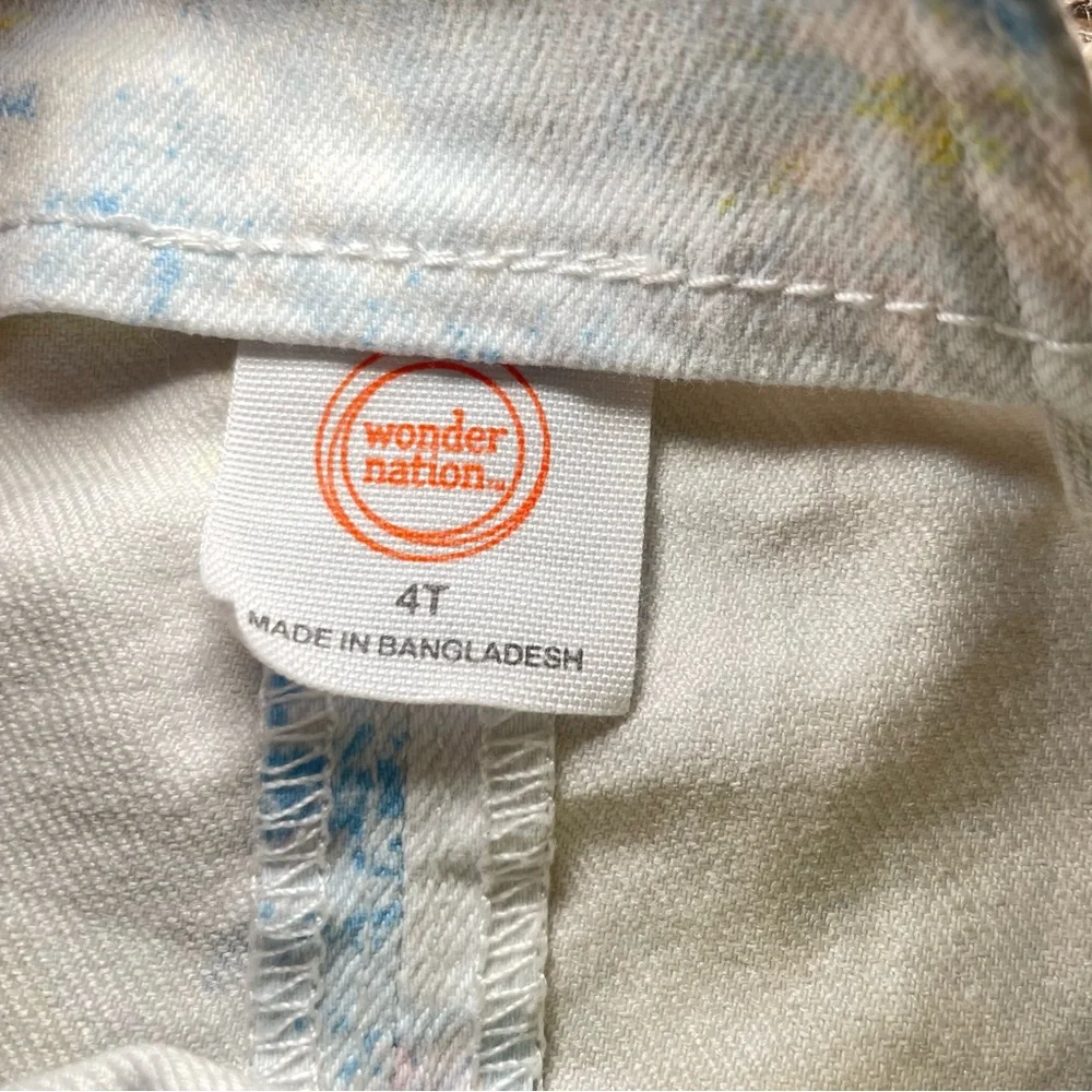 (2) Wonder NationToddler Girls' Jumper Dress Size 4T Tie Dye/Cheetah‎ dress